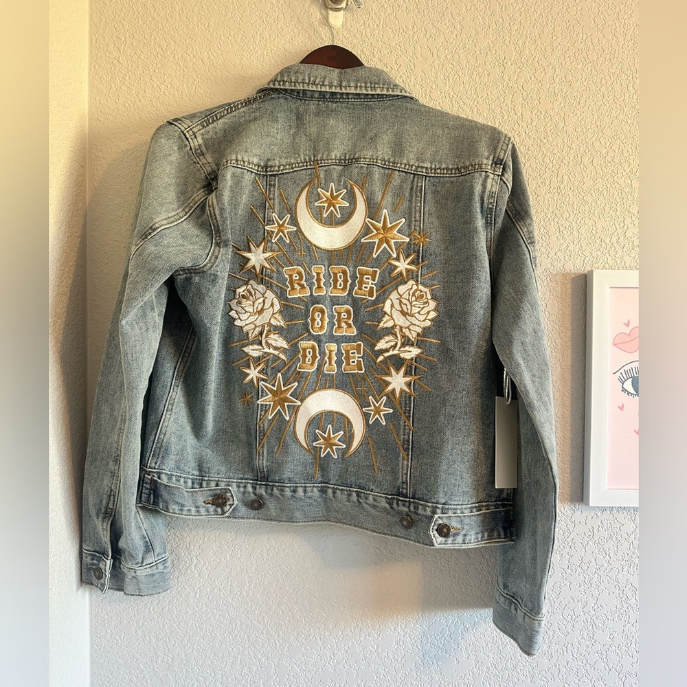 Brand New With Tags: Rue De Seine Bridal Denim Coat